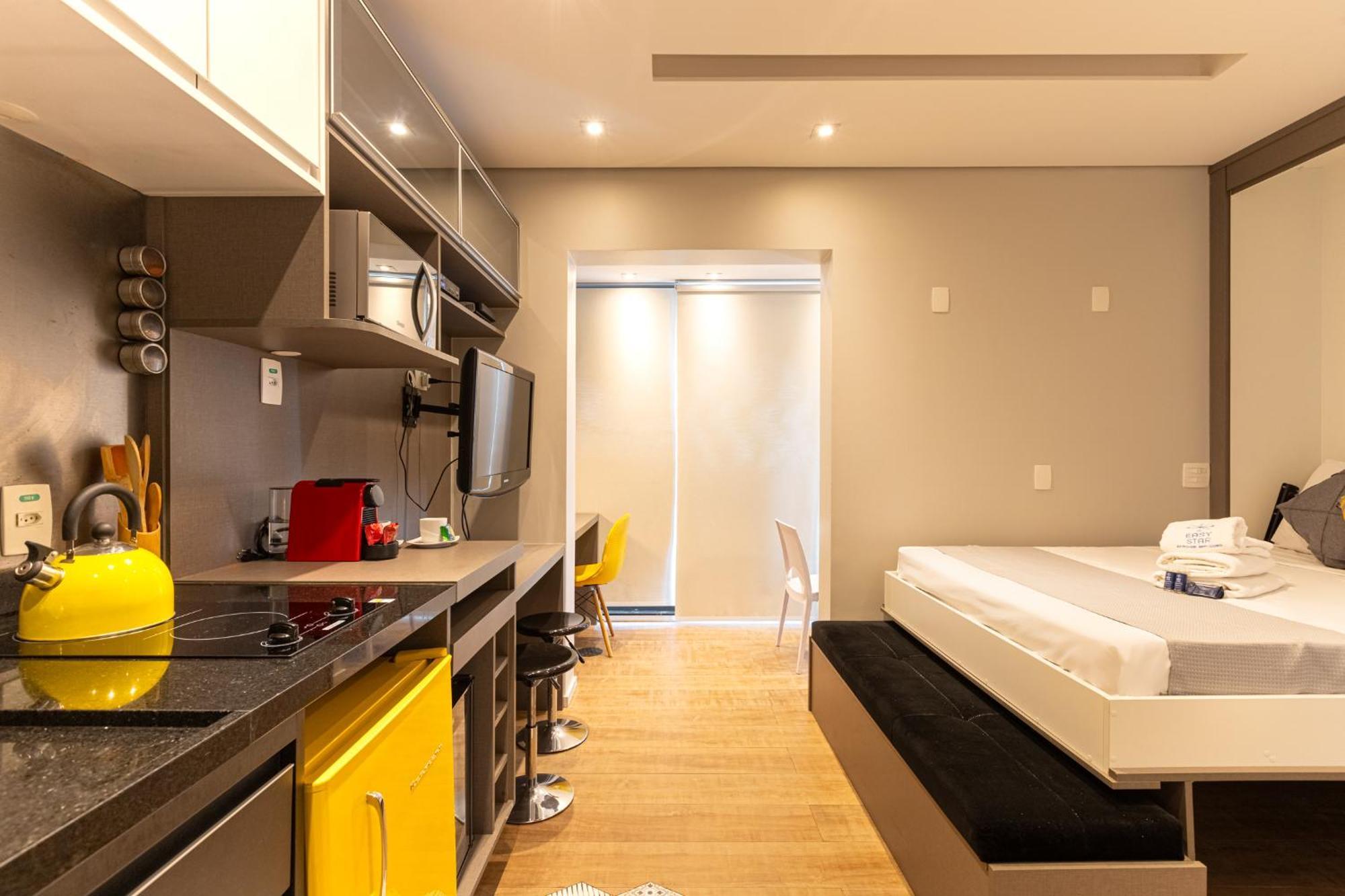 Apartamento Easy Star - Estiloso Na Olimpia - Ts03g